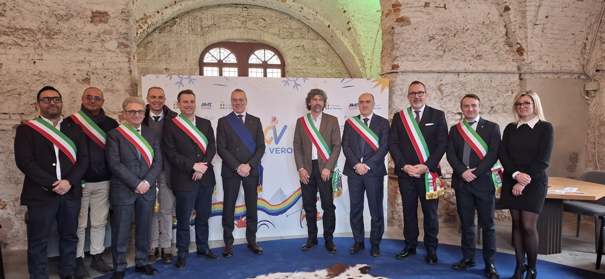 casa verona fiamma olimpica