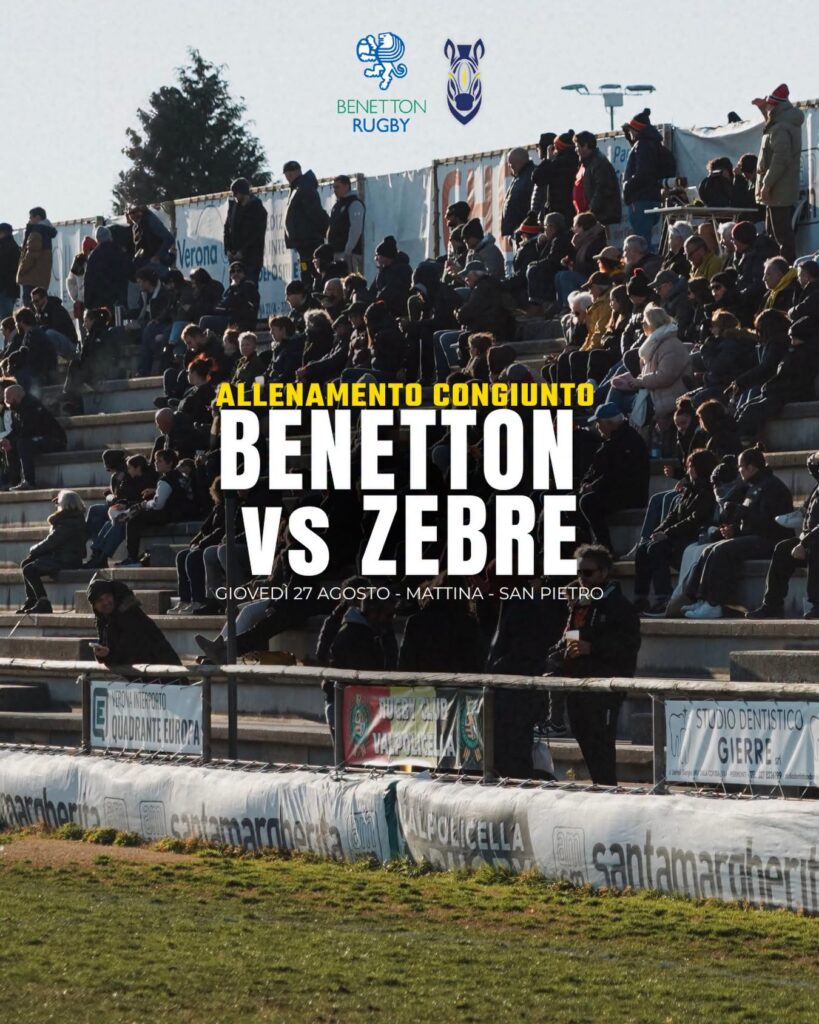 allenamento congiunto benetton e zebre