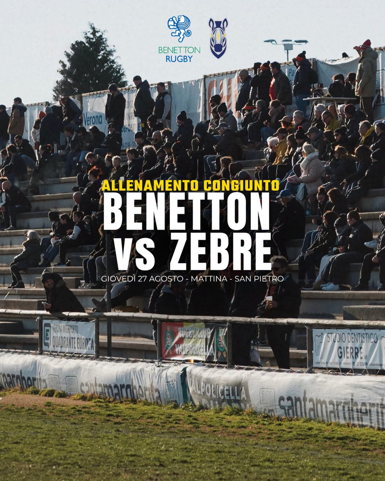 allenamento congiunto benetton e zebre