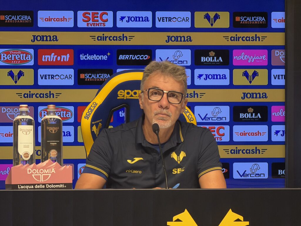 Conferenza stampa Marco Baroni pre Modena-Hellas Verona