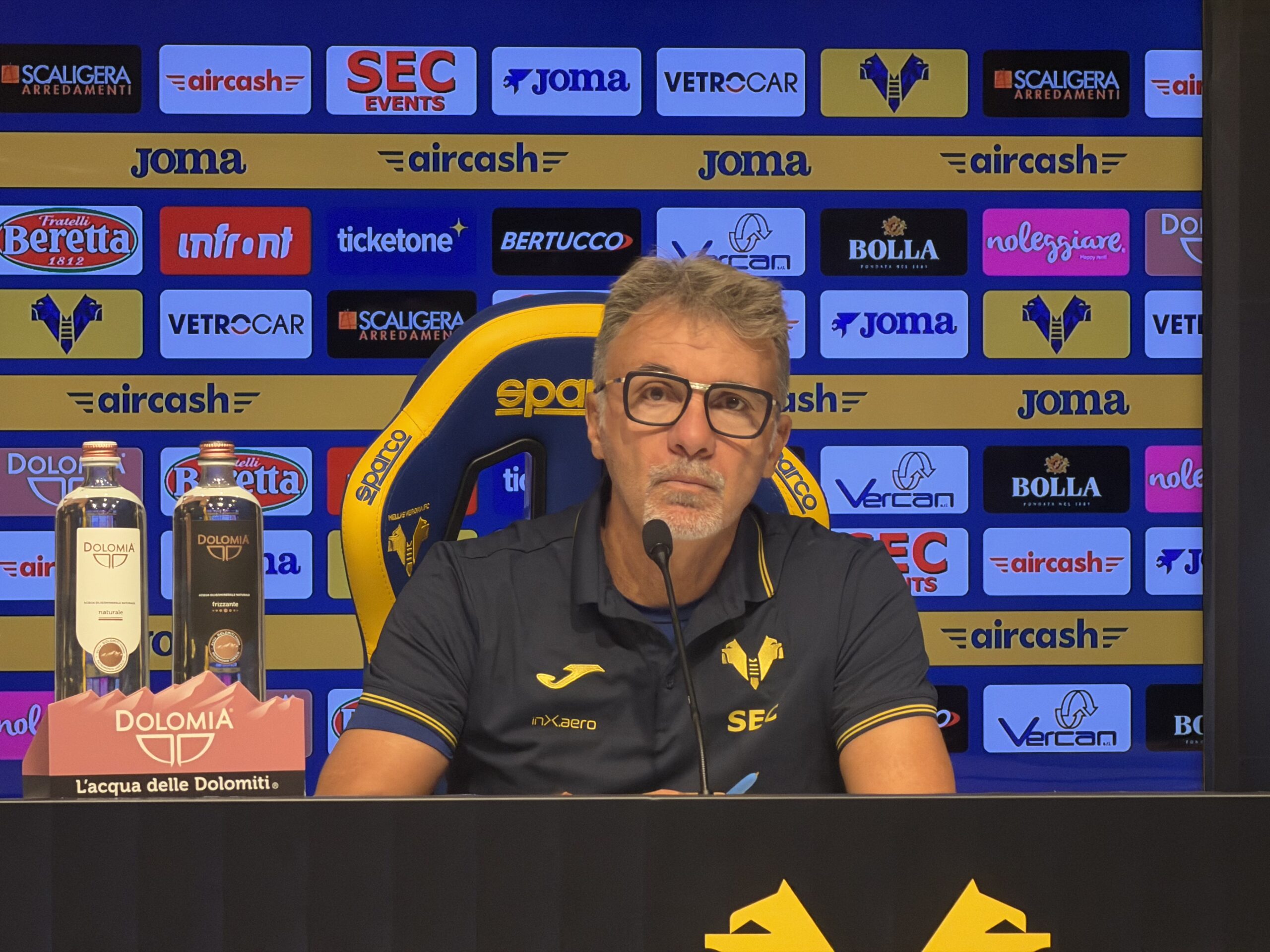Conferenza stampa Marco Baroni pre Modena-Hellas Verona